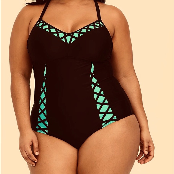 torrid Other - Torrid Lattice Swimsuit.